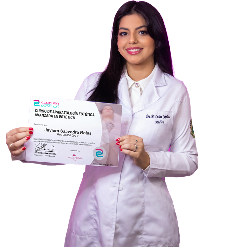Profesional certificada de Cosmetología Chile